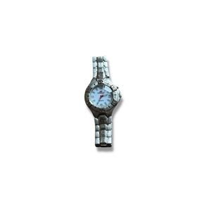 Denacci Silver Watch White Dial Quartz Analog Wristwatch Ladies‎ Women